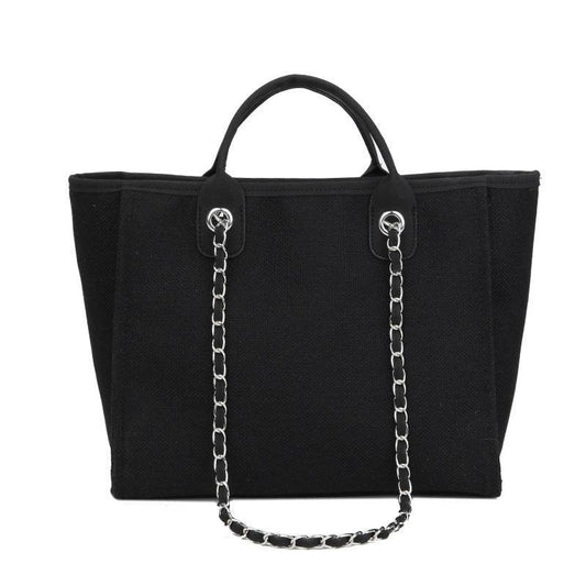 Bucket Bag Women Large Capacity Single Shoulder Diagonal Chain Tote Bag - Mubimart