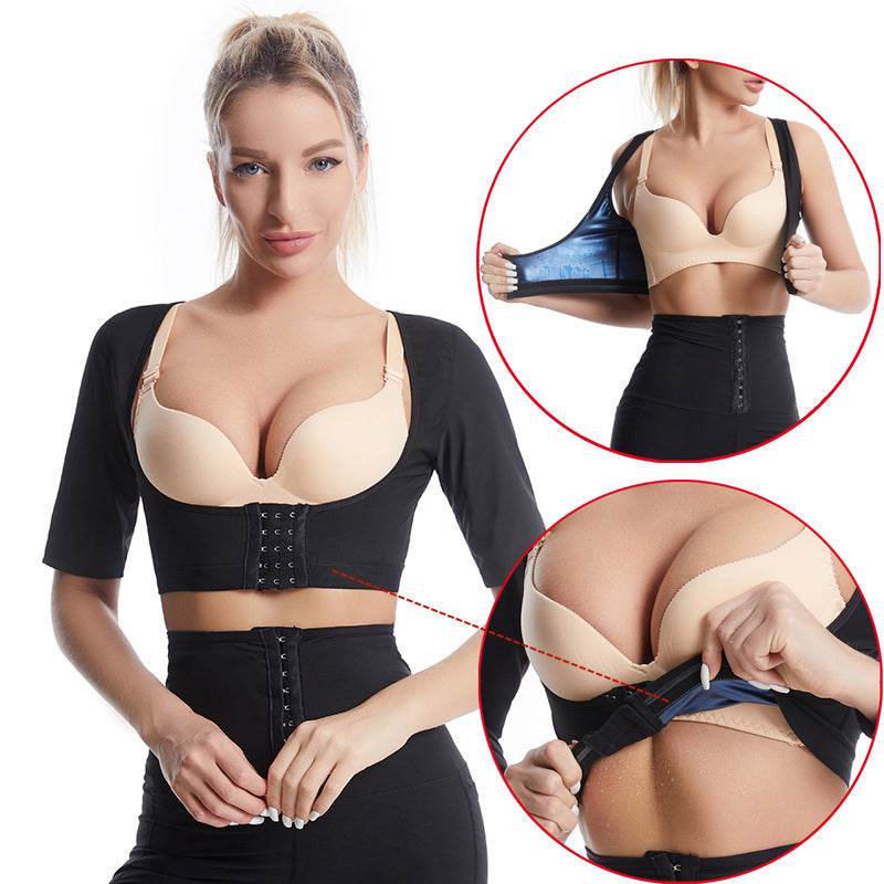 Women's Short Sleeve Vest Shapewear - Mubimart