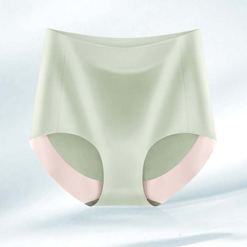 High Waist Seamless Breathable Cotton Antibacterial Women's Panties - Mubimart -  