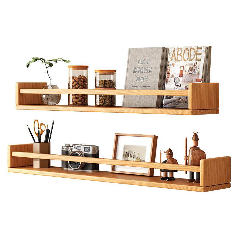 Shelf Partition Wood Board Parcel Shelf Shelf Wall Hanging - Mubimart
