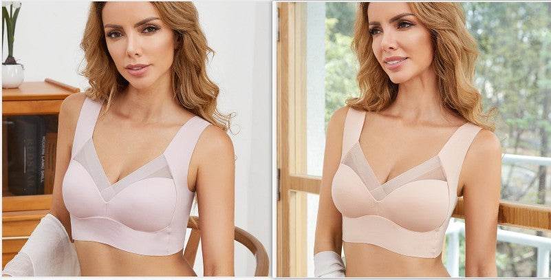 Plus Size Thin Bra Accessory Breast Push Up Bra - Mubimart