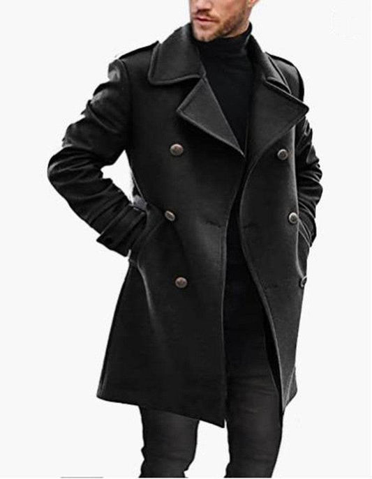 Woolen Men's Coat Autumn And Winter New Product Warm Padded Jacket - Mubimart