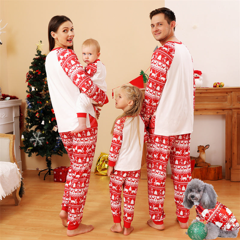 Men's Fawn Christmas Pajama Set - Mubimart -  