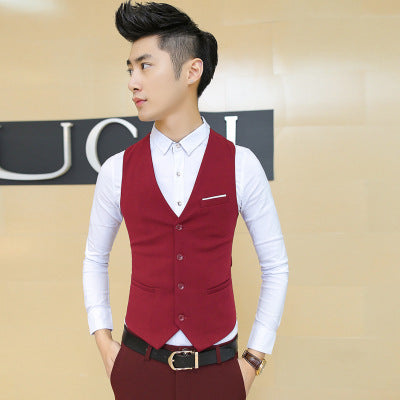 Men's Work Clothes Suit Vest