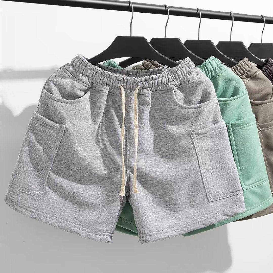 Men's Casual Pants Loose Cargo Shorts - Mubimart