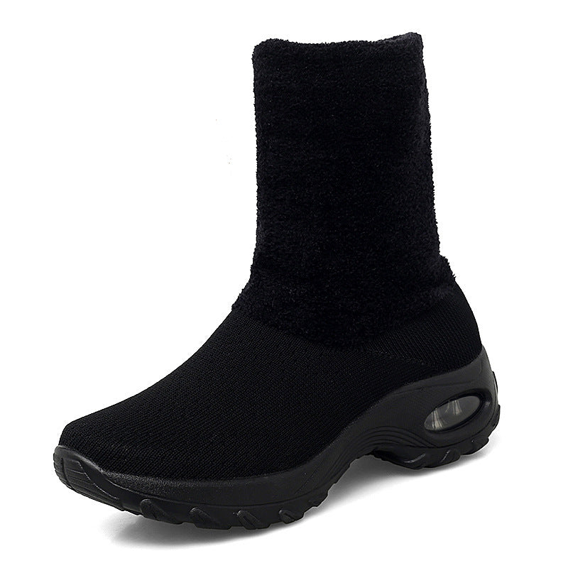 Lightweight Tall And Velvet Warm Snow Boots