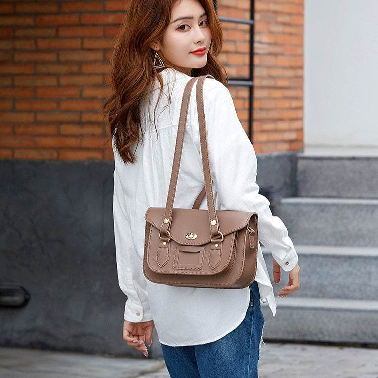 Student Korean Style College Style Cambridge Satchel Temperament - Mubimart