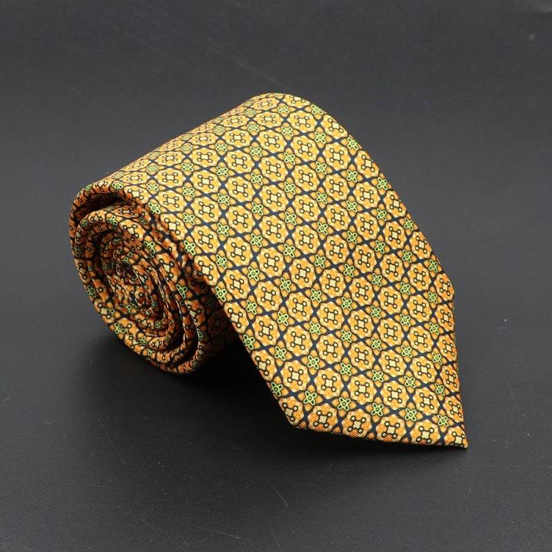 Super Soft Bohemian Silk Ties Men's Fashion 75mm Necktie - Mubimart