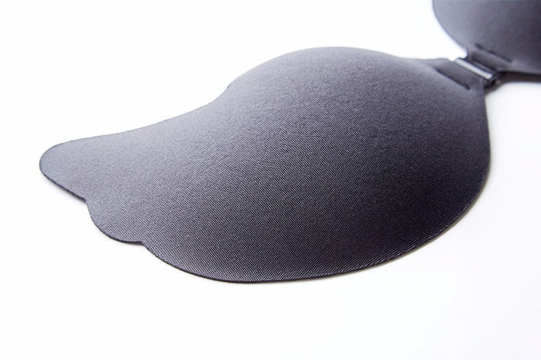 Strapless Black Breast Pad Push Up One-piece Invisible Bra Breathable Safety For Wedding Dress - Mubimart -  