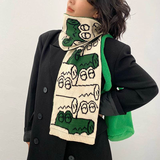 Lovers Neck Scarves Female Versatile Students - Mubimart