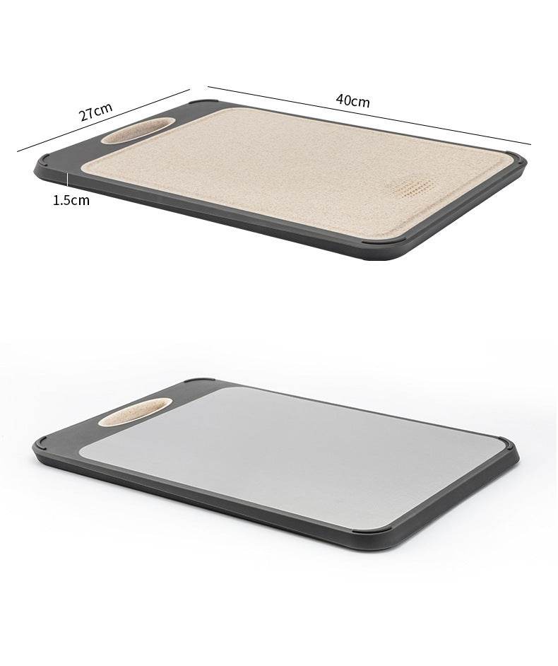 Kang Double-sided Stainless Steel Thickened Cutting Board - Mubimart