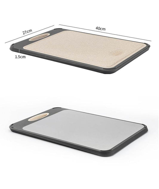 Kang Double-sided Stainless Steel Thickened Cutting Board - Mubimart
