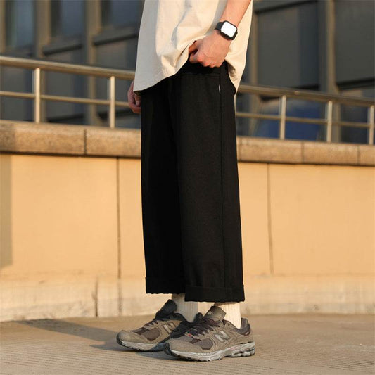 Men's Fashionable Japanese Khaki Pants - Mubimart