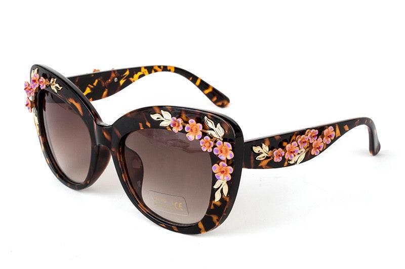 Women Sunglasses Flower - Mubimart