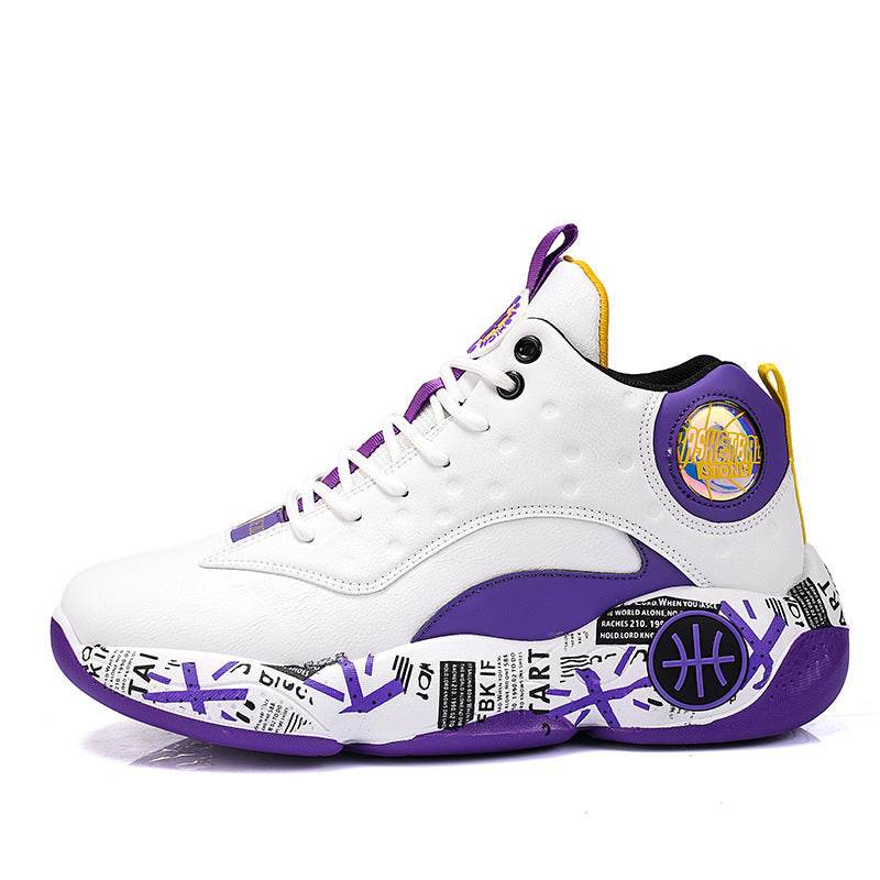Sneaker Men's Shoes Fall 2024 Mud High-top Basketball Tide Outdoor Casual Running - Mubimart