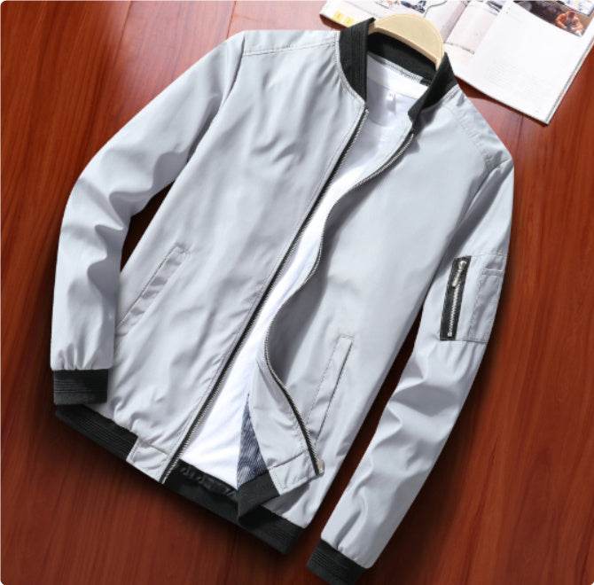 MIST Casual Bomber Jacket - Mubimart