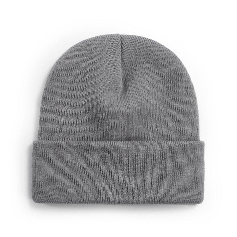 Light Board Knitted Hat Solid Color - Mubimart