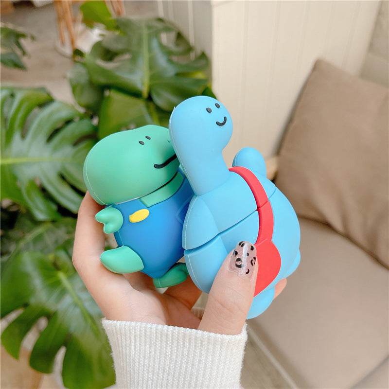 Cute Little Protective Case Silicone Earphone Case - Mubimart