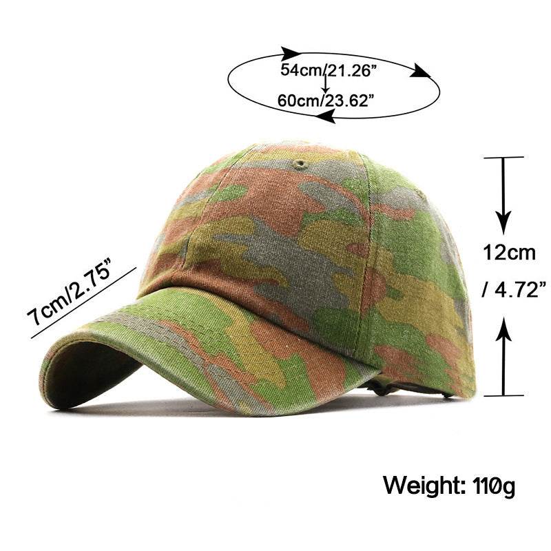 Sun-proof Camouflage Baseball Cap Peaked Cap Sun Hat - Mubimart