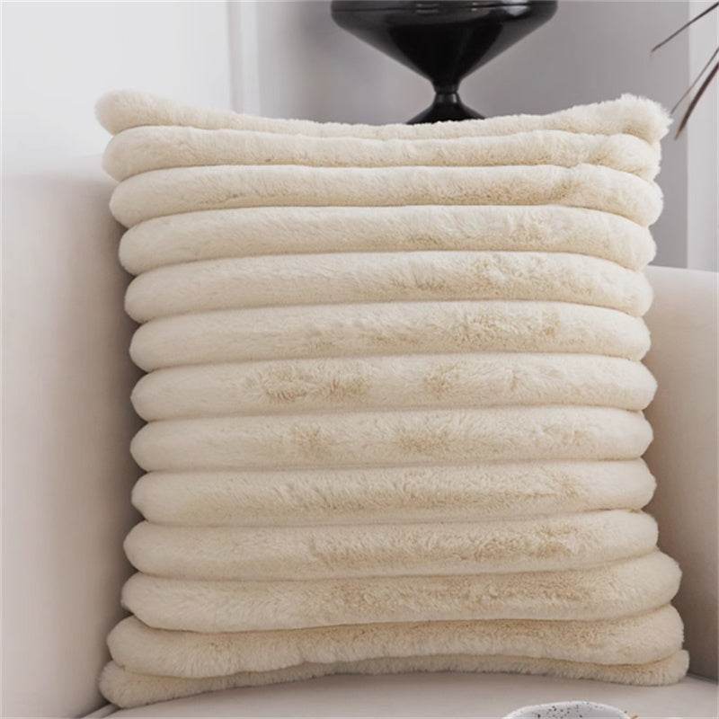 Jacquard Pillow Cover Lumbar Support Pillow - Mubimart