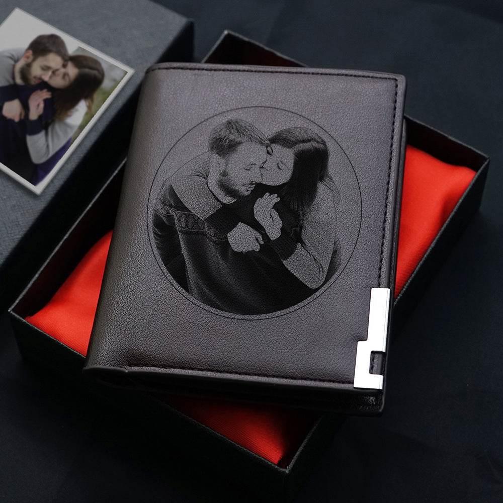 Men's Wallet Zipper Accessories Valentine's Day - Mubimart