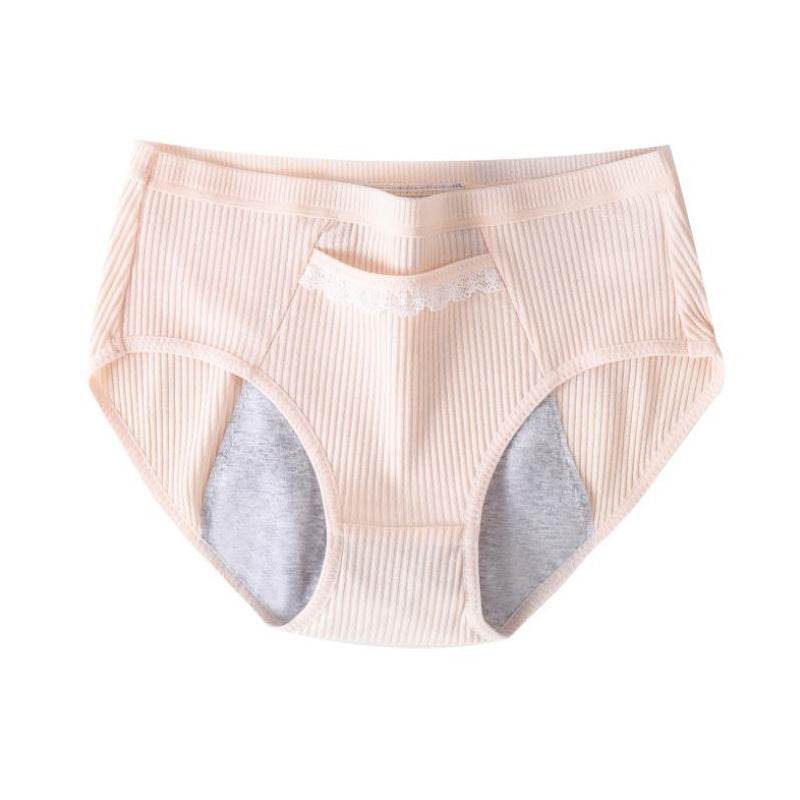 Women's Menstrual Panties Underwear Cotton Large Size Leak-proof - Mubimart