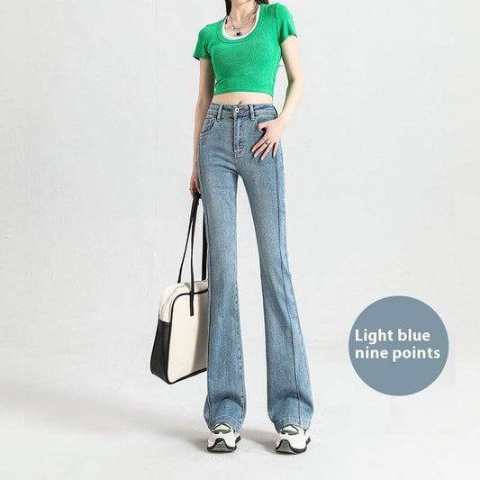 Fashionable High Waist Skinny Jeans For Women - Mubimart