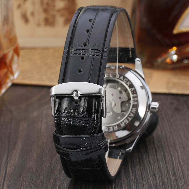 Calendar Digital Mechanical Watch Men Women Automatic Mechanical Watch - Mubimart