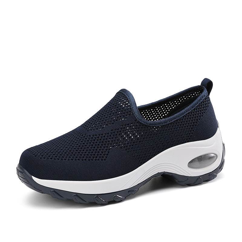 Women's Breathable Hollow Sneakers Slip On - Mubimart