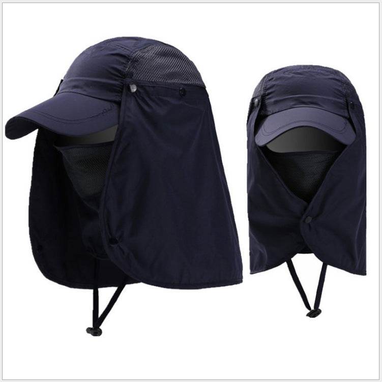 Custom-made Outdoor Hiking Sun Hats UV Protection Men's Fishing Riding Hats Sun Hats - Mubimart
