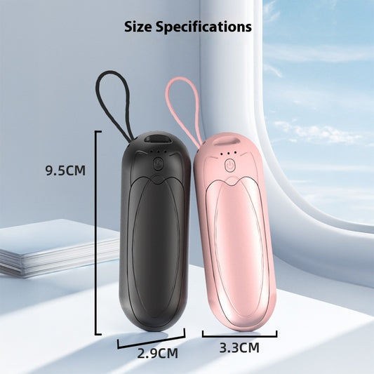 Two-in-one Usb Portable Double-sided Quick Heat Split Hand Warmer