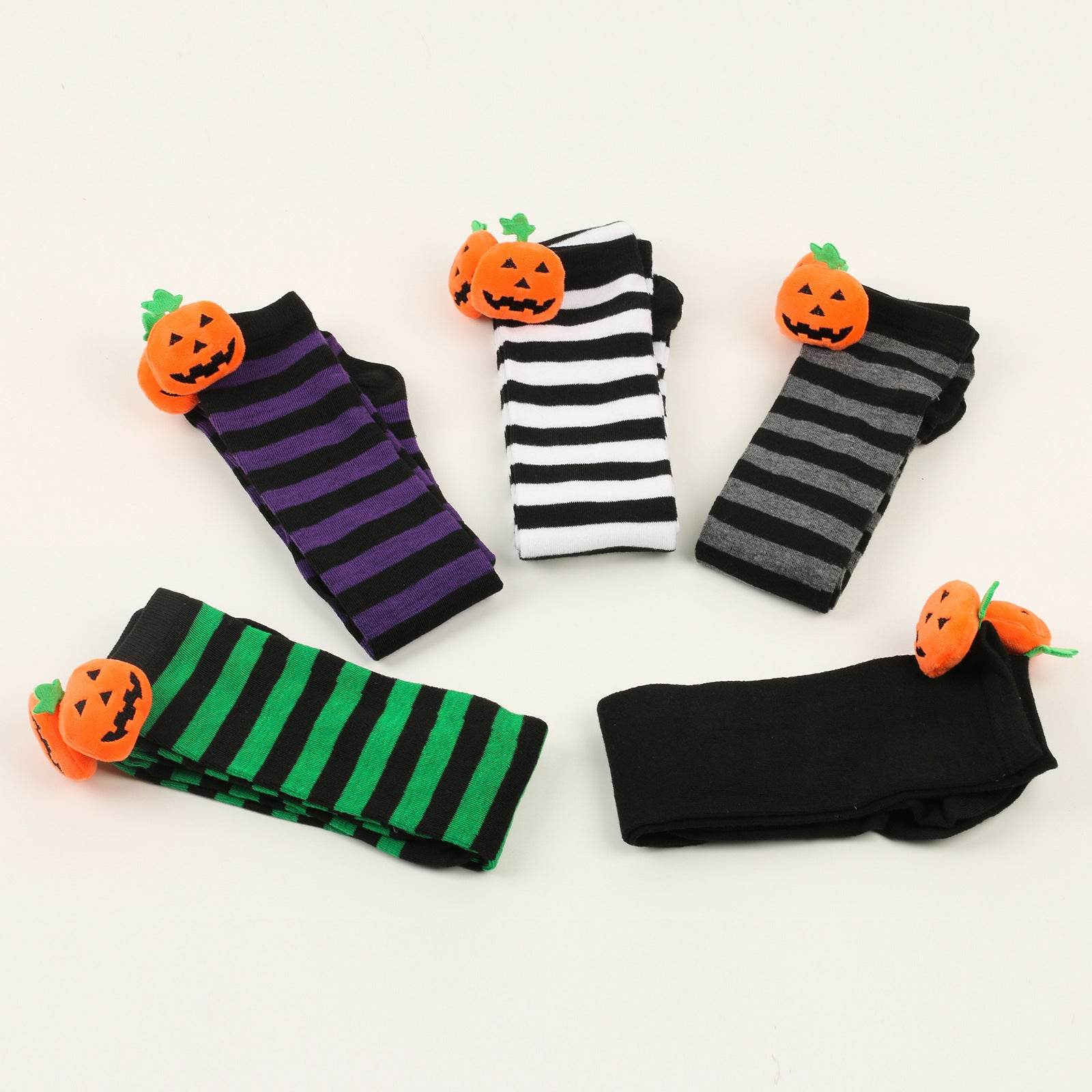 Cartoon Devil Over Knee Socks Women - Mubimart