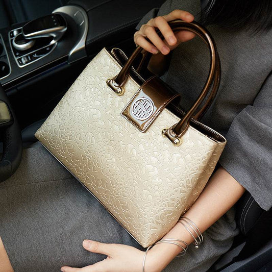 Stylish And Sophisticated Women's Satchel For Mom - Mubimart