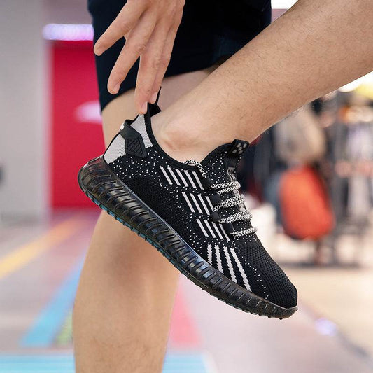 Breathable Flying Fabric Sports Shoes For Men - Mubimart