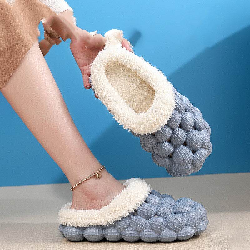 New Winter Anti-skid Cotton Slipper Indoor For Women - Mubimart