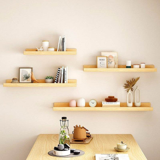 Wall Shelf Household Living Room Hanging Wall Shelf Punch-free - Mubimart