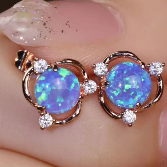 Simple Personality French Style Temperament Zinc Alloy Women's Earrings