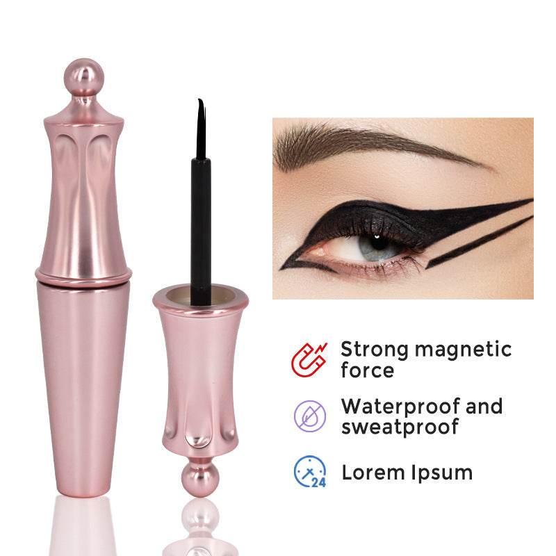 Magnet False Eyelashes Liquid Eyeliner - Mubimart