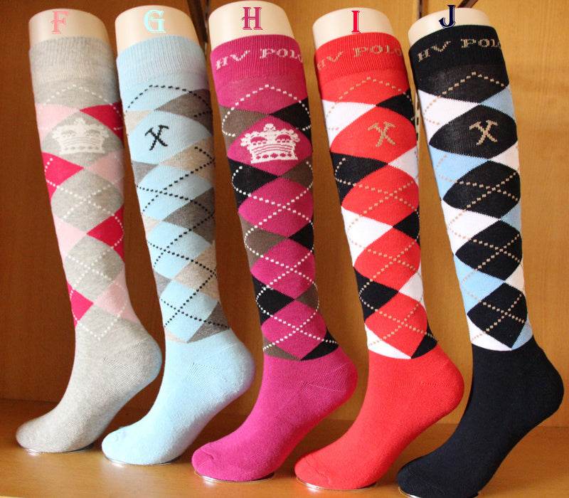 Boots Socks Imported HV Equestrian Polo Socks Boots Socks - Mubimart