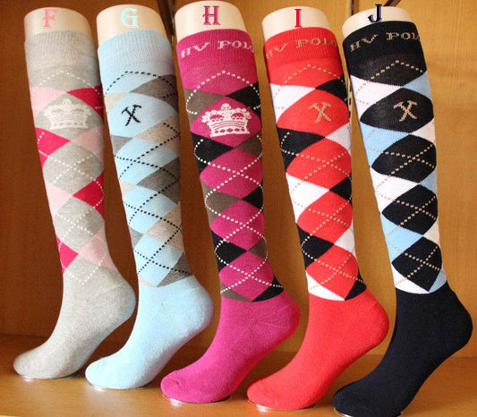 Boots Socks Imported HV Equestrian Polo Socks Boots Socks - Mubimart
