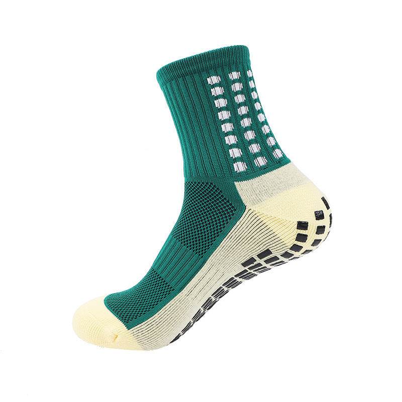 Professional Training Competition Thick Towel Bottom Middle Tube Glue Dispensing Non-slip Athletic Socks - Mubimart