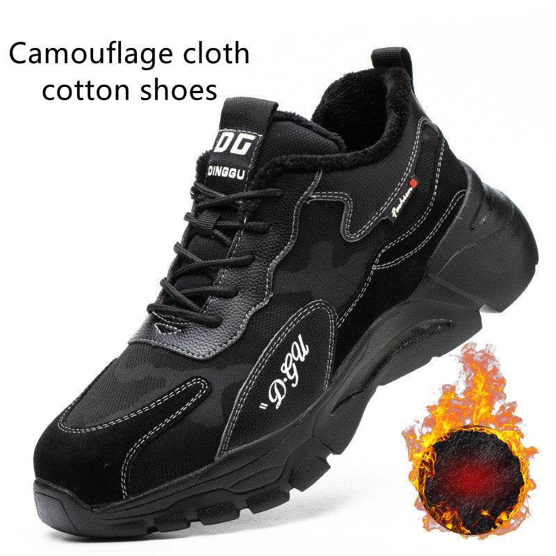 Men's Safety Shoes Anti-smashing And Anti-piercing Steel Toe - Mubimart