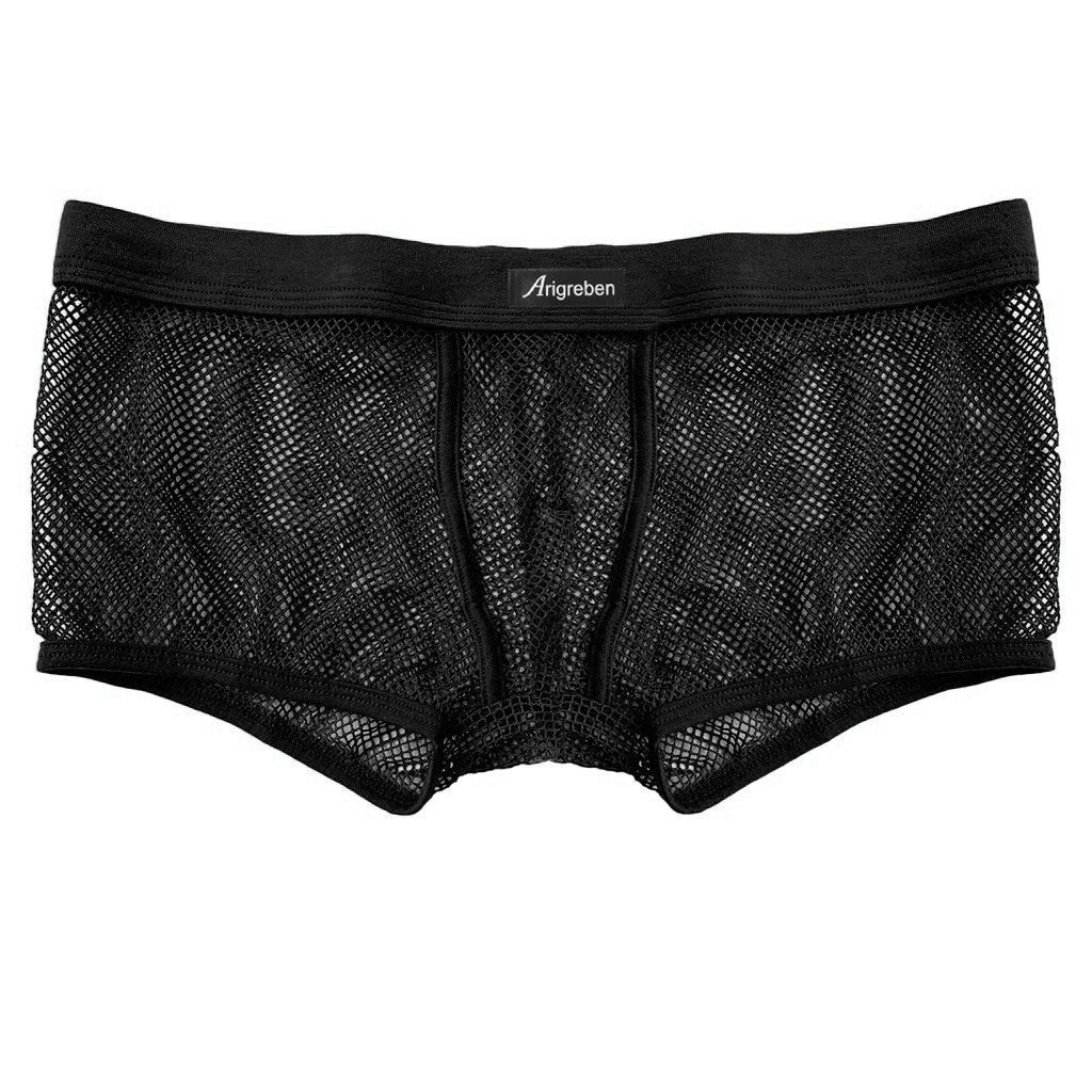 Ademende boxershorts van mesh voor heren