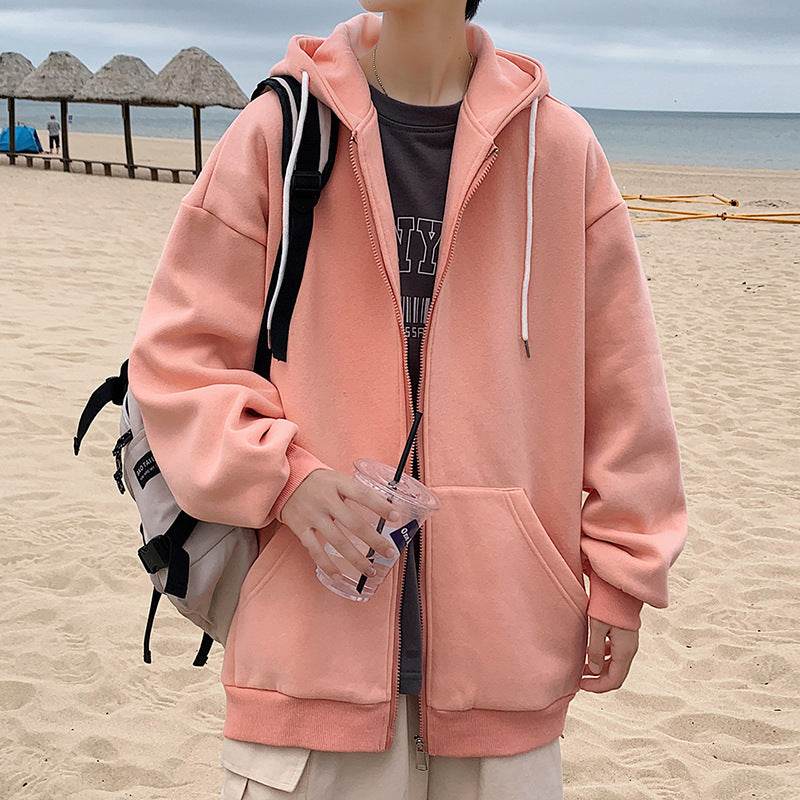 Mens Jackets Hooded Coats Casual Zipper - Mubimart