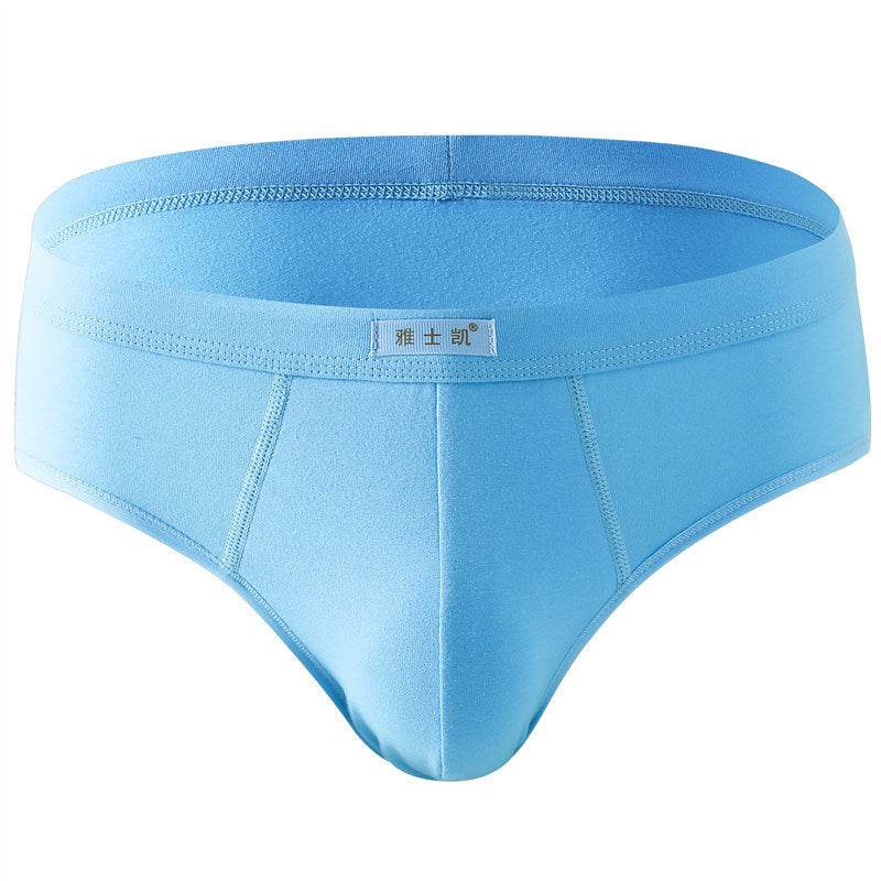 Men Comfortable Soft Cotton Briefs Underwear - Mubimart