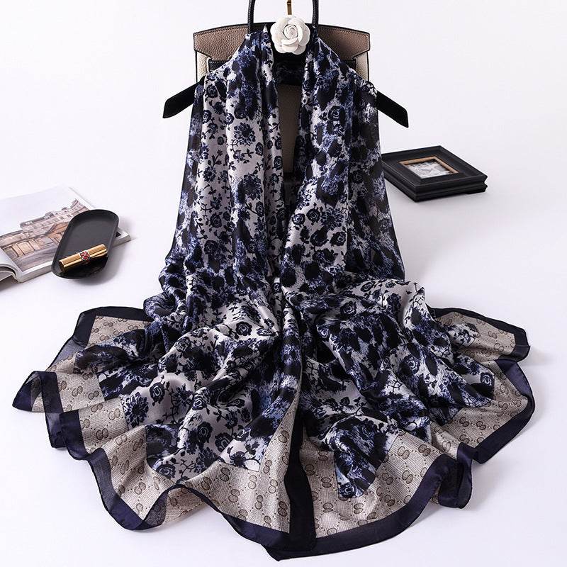New Korean Style Air Conditioning Shawl Female Shawl Shawl Beach Towel - Mubimart