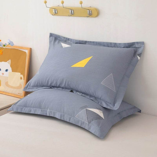 One Pair Of Pure Cotton Pillowcases For Single Person - Mubimart