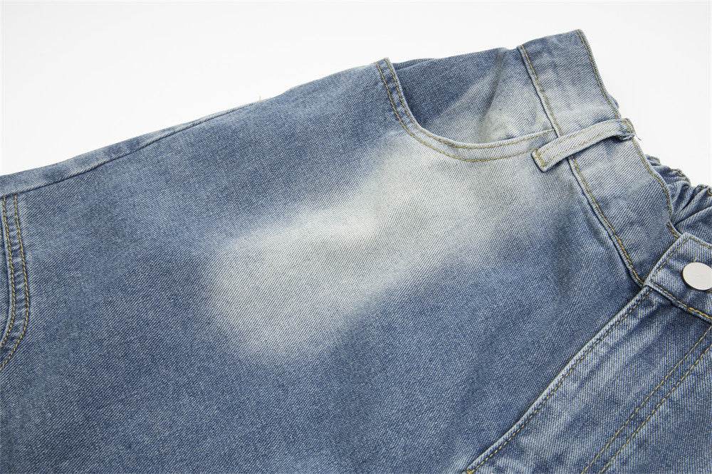 Fashion Baggy Denim Shorts Men And Women - Mubimart