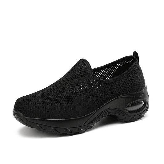 Women's Breathable Hollow Sneakers Slip On - Mubimart