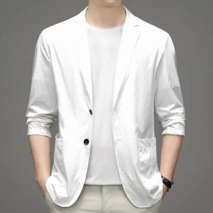 Men's Fashionable Lightweight Business Blazer - Mubimart